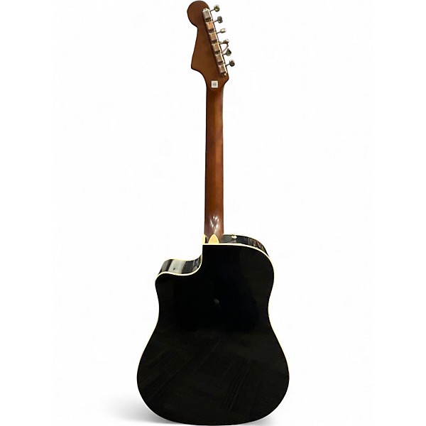 Used Fender Redondo Black Acoustic Electric Guitar