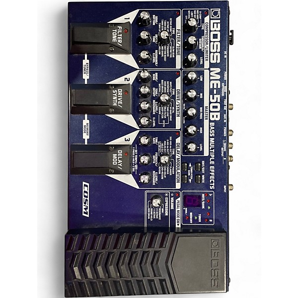 Used BOSS ME50B Bass Multi Bass Effect Pedal