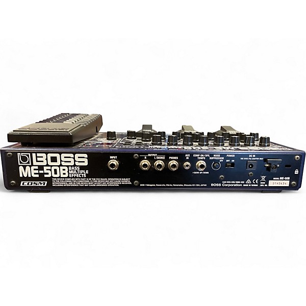 Used BOSS ME50B Bass Multi Bass Effect Pedal