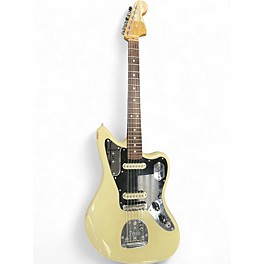 Used Fender American Professional Jaguar Olympic White Solid Body Electric Guitar