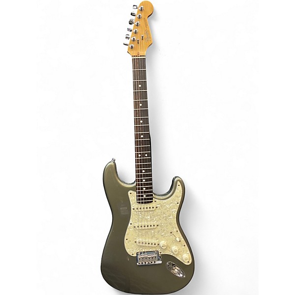 Used Fender American Standard Stratocaster Metallic Gray Solid Body Electric Guitar