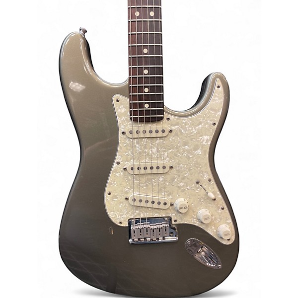 Used Fender American Standard Stratocaster Metallic Gray Solid Body Electric Guitar