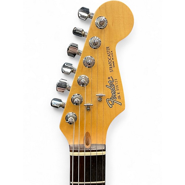 Used Fender American Standard Stratocaster Metallic Gray Solid Body Electric Guitar