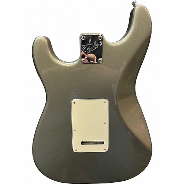 Used Fender American Standard Stratocaster Metallic Gray Solid Body Electric Guitar