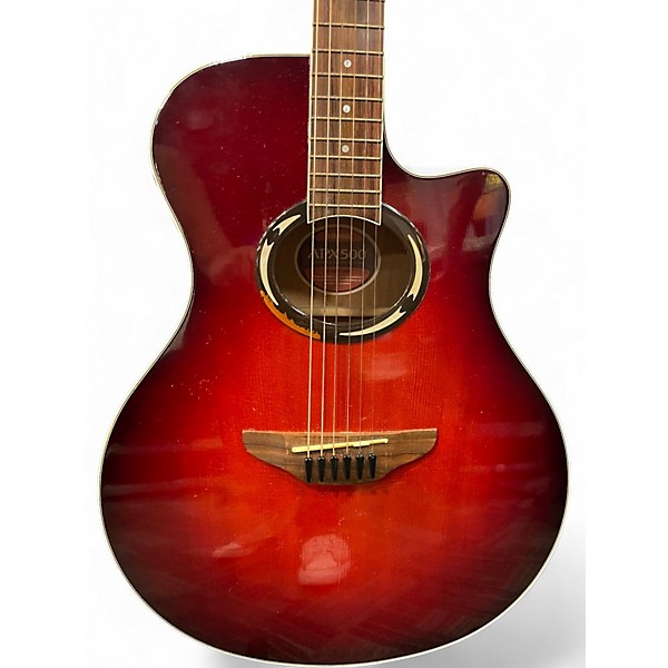 Used Yamaha APX500 Red Acoustic Electric Guitar