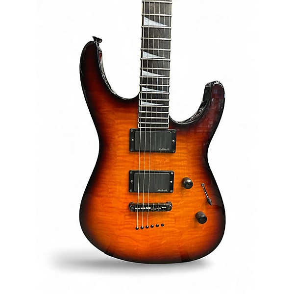 Used Jackson DXMGT MIJ QUILT AMBER Solid Body Electric Guitar