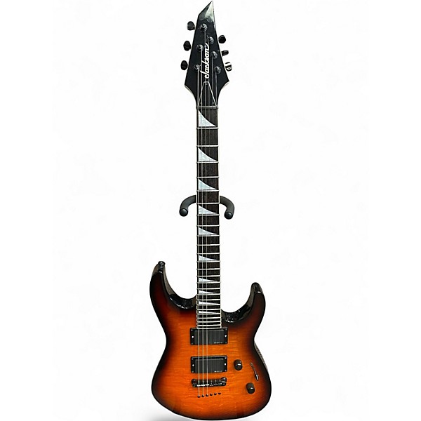Used Jackson DXMGT MIJ QUILT AMBER Solid Body Electric Guitar