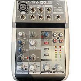 Used Behringer Xenyx Q502USB Unpowered Mixer