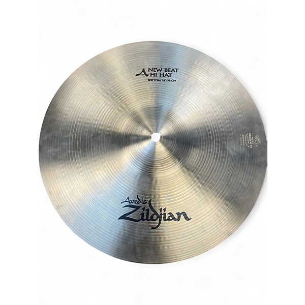 Used Zildjian 14in New Beat Hi Hat Pair Cymbal