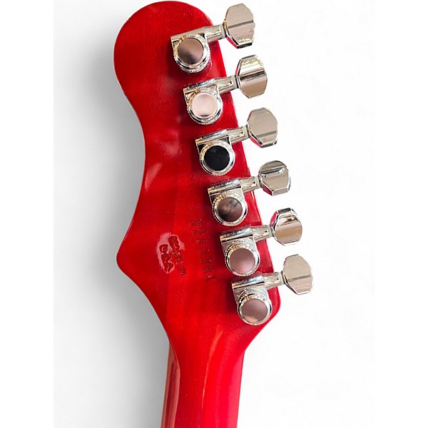 Used Harmony Comet Cherry Solid Body Electric Guitar