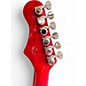 Used Harmony Comet Cherry Solid Body Electric Guitar