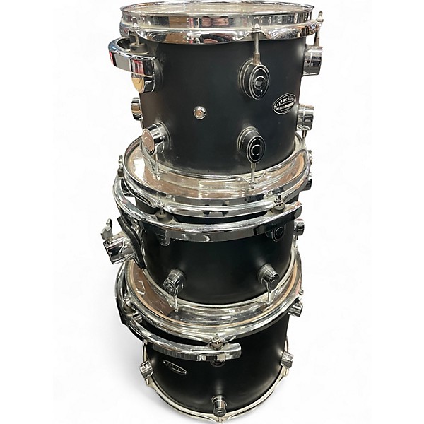 Used PDP by DW 5 Piece F-SERIES Satin Black Drum Kit