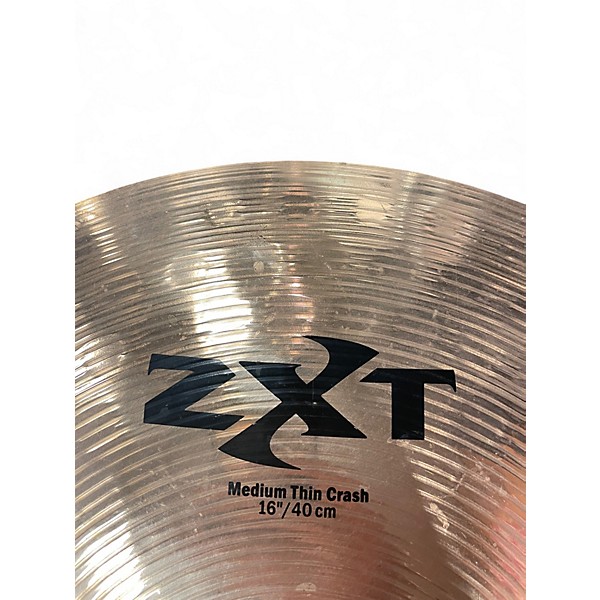 Used Zildjian 16in ZHT Medium Thin Crash Cymbal