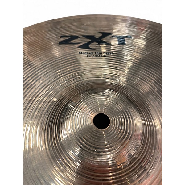 Used Zildjian 16in ZHT Medium Thin Crash Cymbal