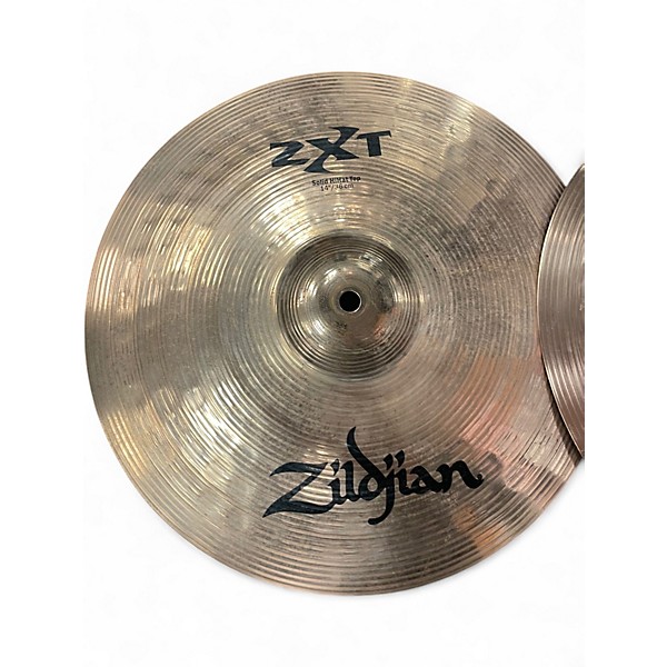 Used Zildjian 14in ZHT Hi Hat Pair Cymbal