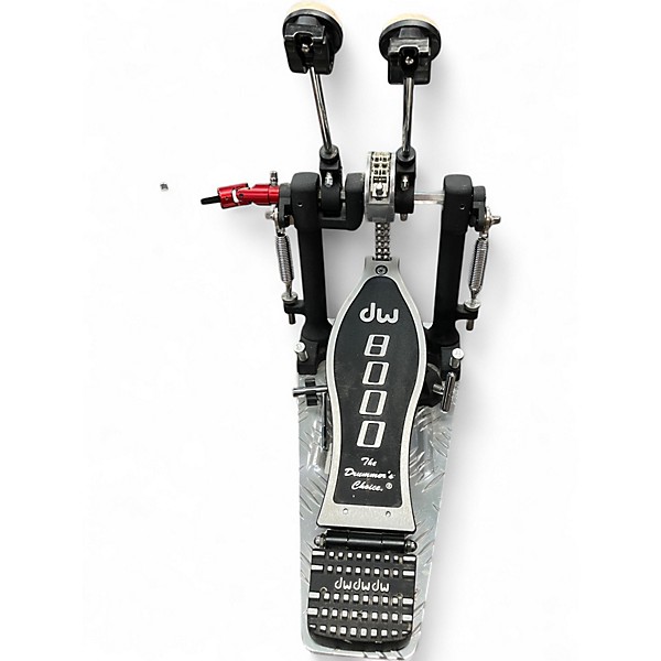 Used DW 8000 SERIES DOUBLE PEDAL Double Bass Drum Pedal
