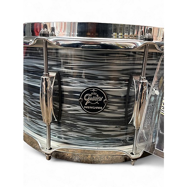 Used Gretsch 6.5X14 RENOWN SNARE Silver Oyster Pearl Drum