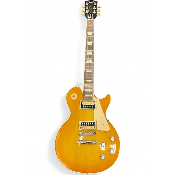 Used 2021 Gibson Les Paul Classic Honey Burst Solid Body Electric Guitar