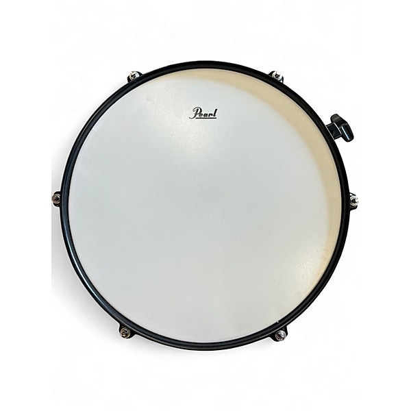 Used Pearl 14in Fat & Skinny 2 x 14-inch Auxiliary Snare Drum Black Drum