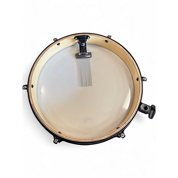 Used Pearl 14in Fat & Skinny 2 x 14-inch Auxiliary Snare Drum Black Drum