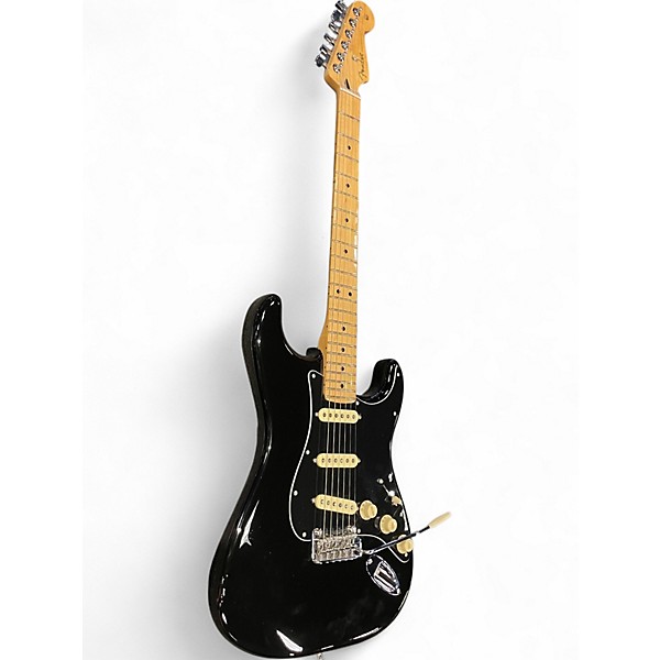 Used Fender 70th Anniversary Player Strat Black Solid Body Electric Guitar