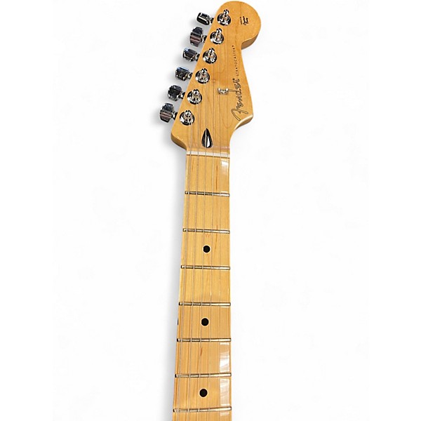 Used Fender 70th Anniversary Player Strat Black Solid Body Electric Guitar