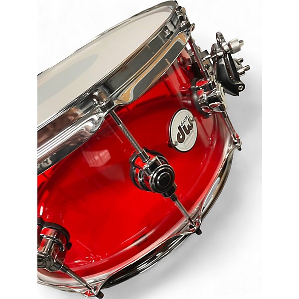 Used DW 6.5X14 Performance Series Snare Crimson Red Burst Drum