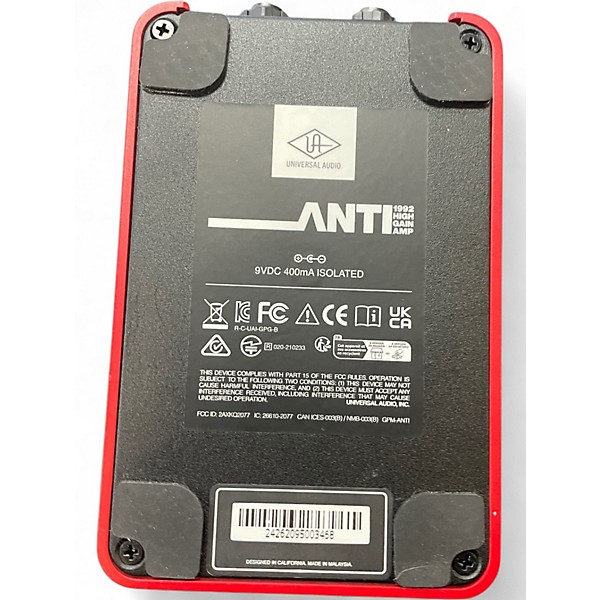 Used Universal Audio ANTI 1992 High Gain Amp Effect Pedal