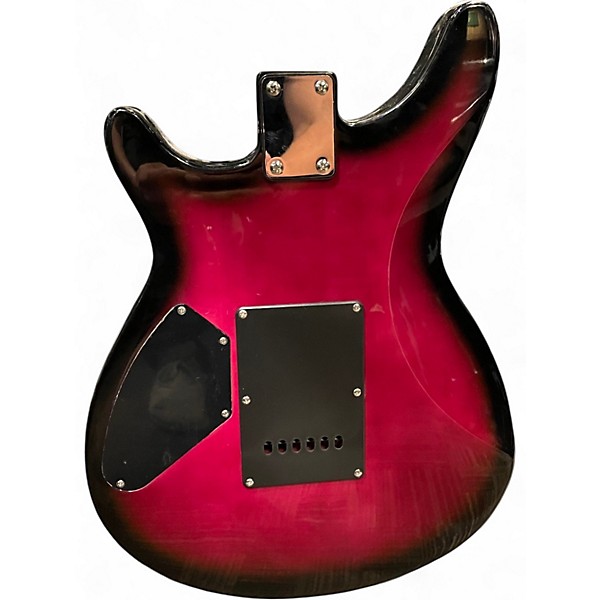 Used Rogue Rocketeer Crimson Red Burst Solid Body Electric Guitar