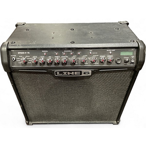 Used Line 6 Spider IV 75W 1x12 Guitar Combo Amp