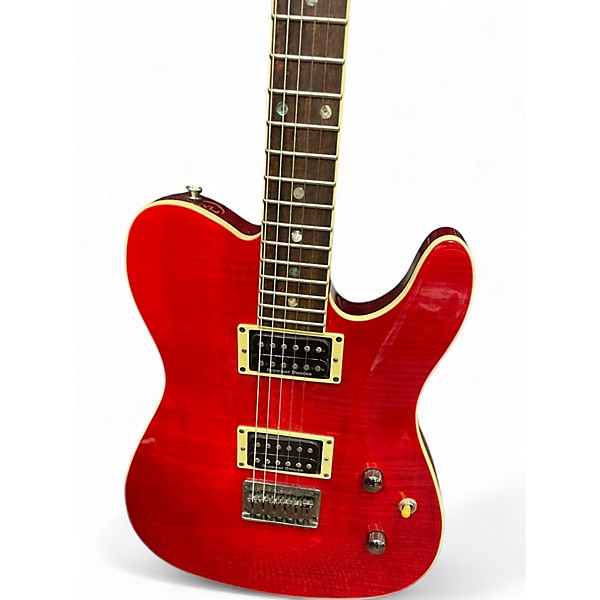 Used 2022 Fender Special Edition Custom Telecaster FMT HH Red Solid Body Electric Guitar