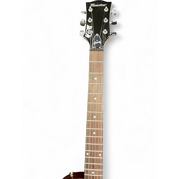 Used Maestro Les Paul jr 2 Color Sunburst Solid Body Electric Guitar