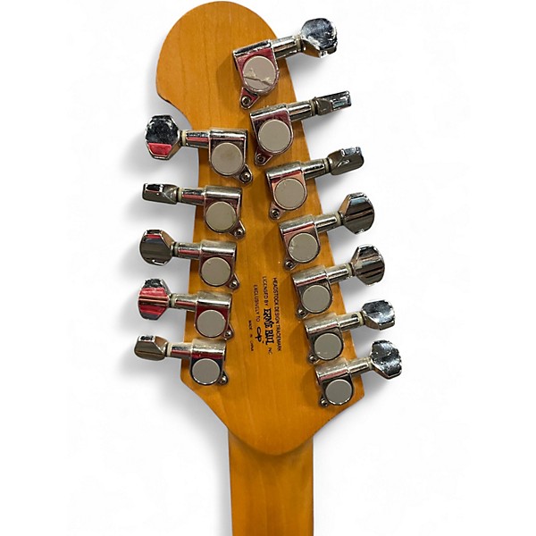 Used OLP DOUBLE NECK Sunburst Solid Body Electric Guitar