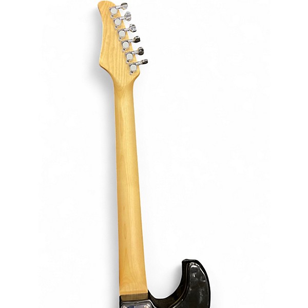 Used Glarry STRAT SHAPE Black Solid Body Electric Guitar
