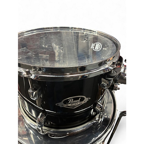 Used Pearl 5 Piece Export New Fusion Black Drum Kit