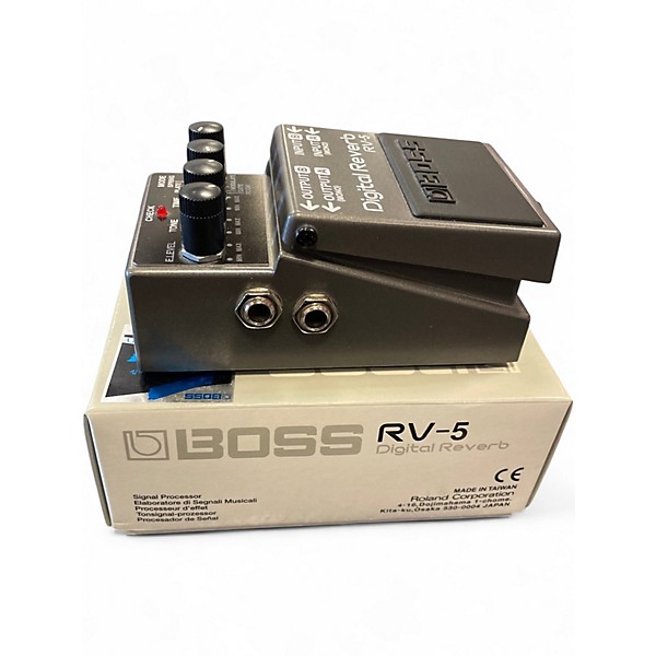 Used BOSS RV5 Digital Reverb Effect Pedal