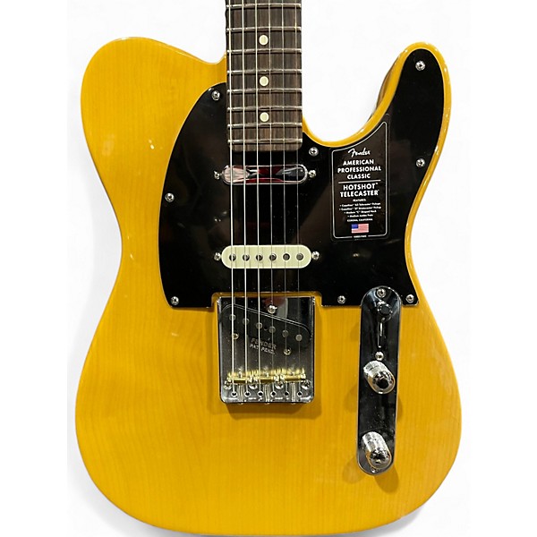 Used Fender American Professional Classic Telecaster Butterscotch Blonde Solid Body Electric Guitar