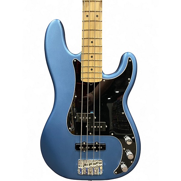 Used Fender American Performer Precision Bass Lake Placid Blue Electric Bass Guitar
