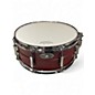 Used Pearl 13X5.5 Sensitone Snare Red Drum thumbnail