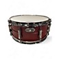 Used Pearl 13X5.5 Sensitone Snare Red Drum