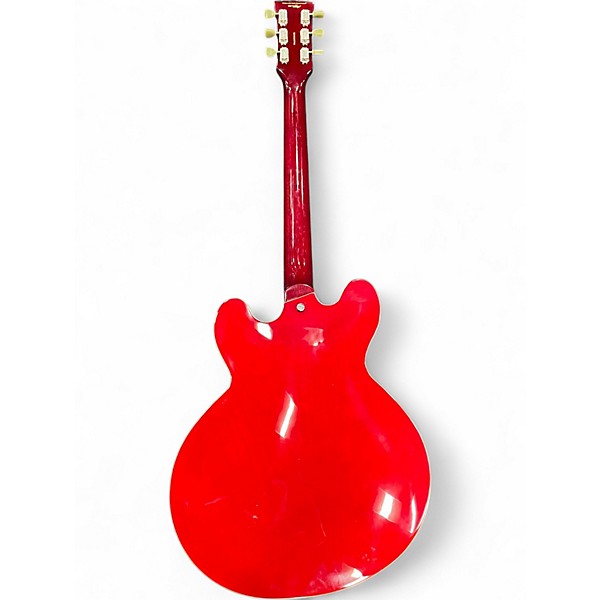 Used Vintage VSA500 Cherry Red Hollow Body Electric Guitar