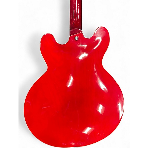 Used Vintage VSA500 Cherry Red Hollow Body Electric Guitar