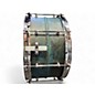 Used Pork Pie 14in PATINA BRASS SNARE DRUM BLUE PATINA Drum
