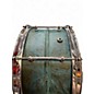 Used Pork Pie 14in PATINA BRASS SNARE DRUM BLUE PATINA Drum