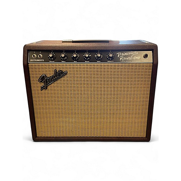 Used Fender 1965 Princeton Reverb FSR 15W 1x10 Tube Guitar Combo Amp