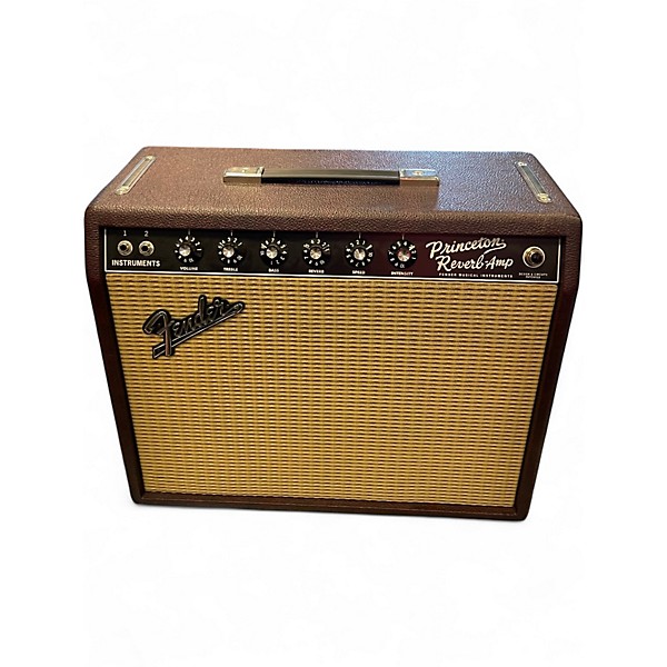 Used Fender 1965 Princeton Reverb FSR 15W 1x10 Tube Guitar Combo Amp