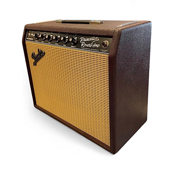 Used Fender 1965 Princeton Reverb FSR 15W 1x10 Tube Guitar Combo Amp