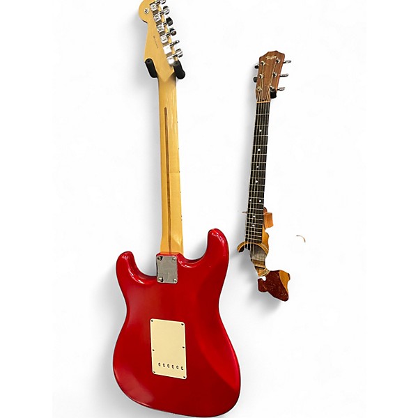 Used Fender Highway One Stratocaster Crimson Red Trans Solid Body Electric Guitar