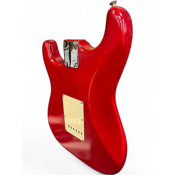 Used Fender Highway One Stratocaster Crimson Red Trans Solid Body Electric Guitar