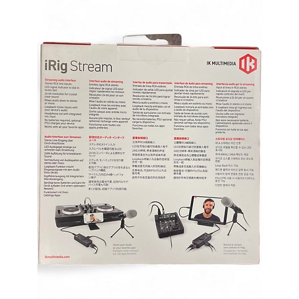Used IK Multimedia iRig Stream Audio Interface